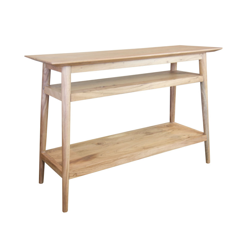 Offerman Camila Solid Acacia Console Table The Twillery Co